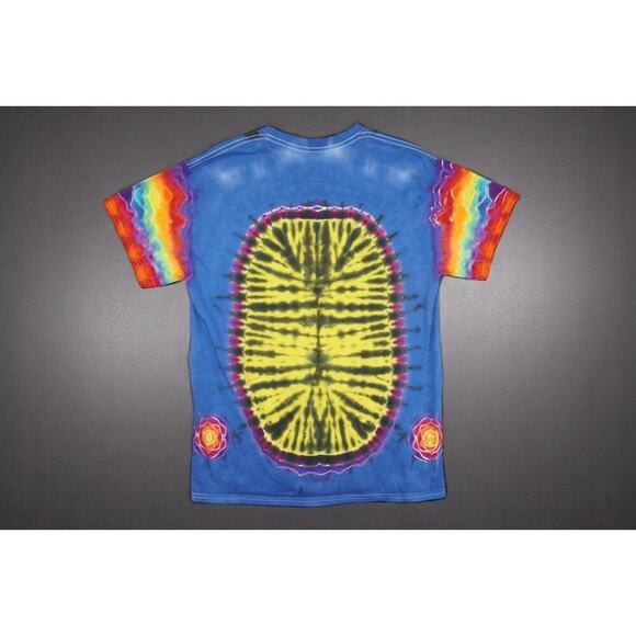 Handmade Tie-Dye Skull Shirt – Size M – Gildan 100% Cotton – Psychedelic Art Tee - Picture 2 of 6